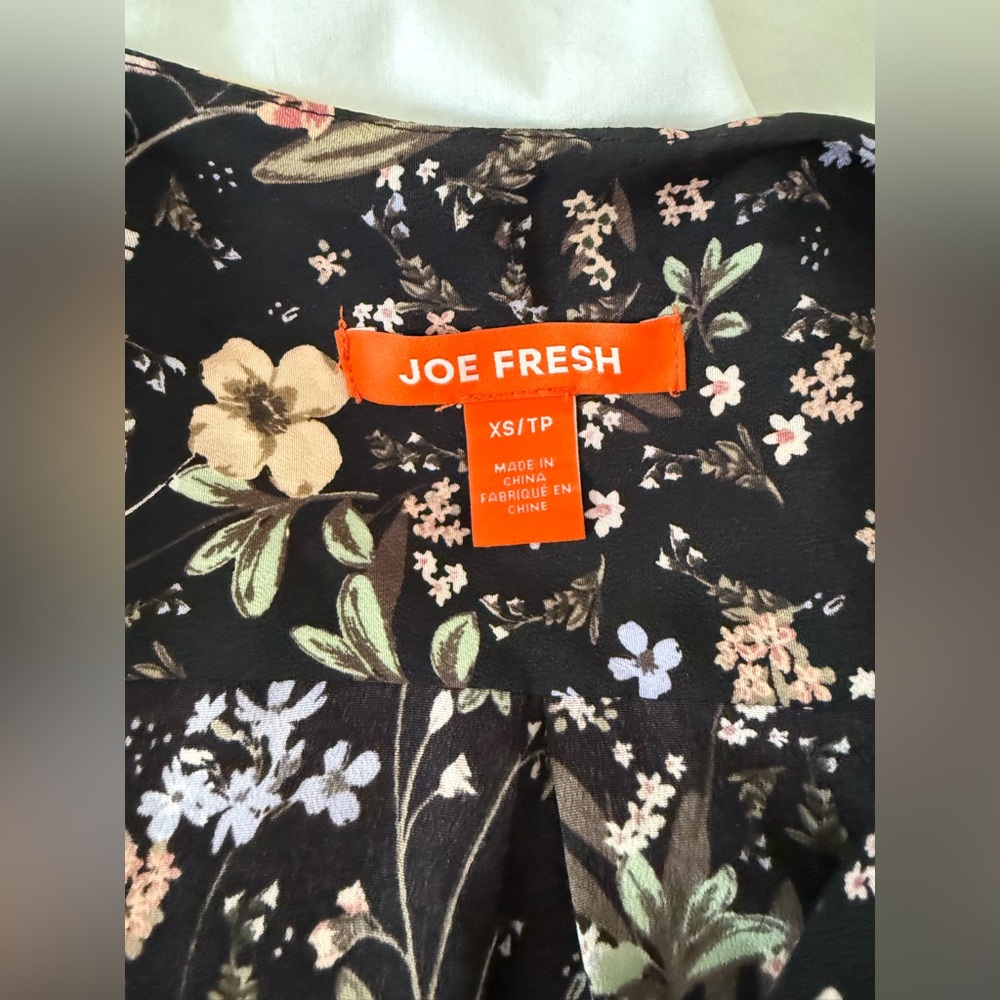 Joe fresh Floral Black Dress - Picture 4 of 12